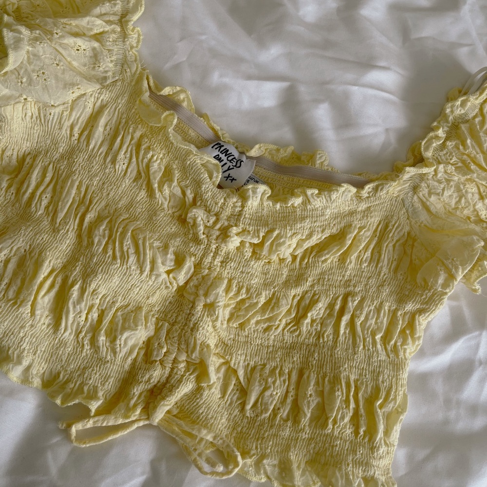Princess Polly Yellow Top